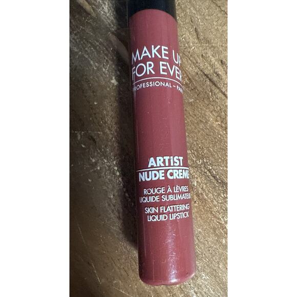MAKE UP FOR EVER ARTIST NUDE CREME LIQUID LIPSTICK ~10 Natural~ New No Box - Picture 2 of 3